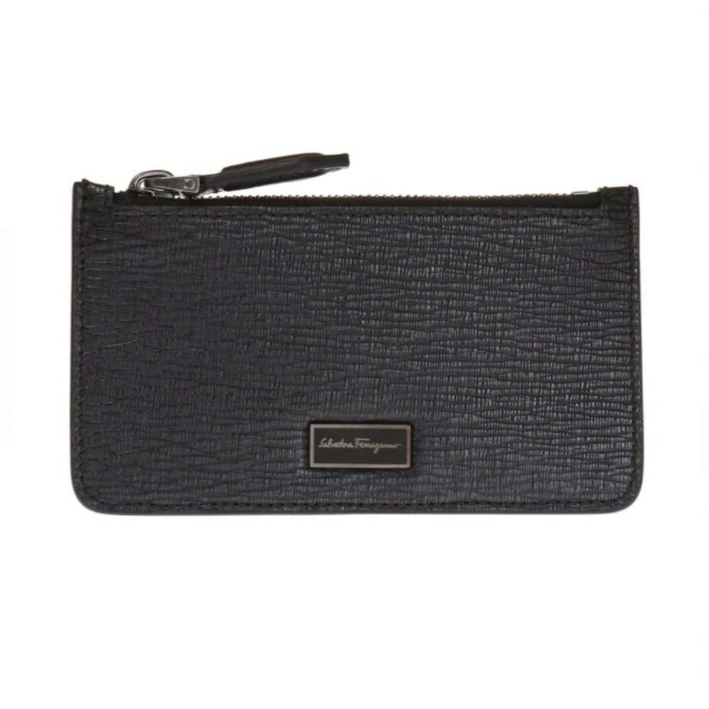 Salvatore Ferragamo Card Holder Wallet in Black